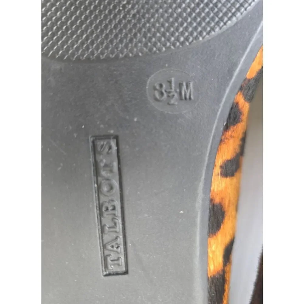 Talbots Driving Flats Sz 8 1/2 Leopard